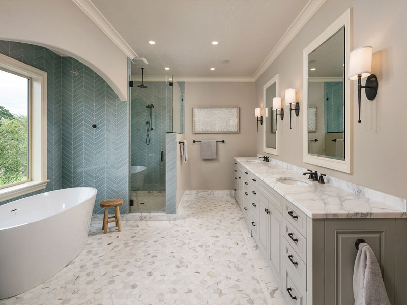 Premium extra large master bathroom design